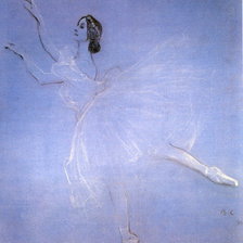 Схема вышивки «балерина»