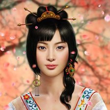 Схема вышивки «Портрет»