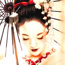 Схема вышивки «Чио Чио Сан»