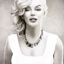 Схема вышивки «Монро»