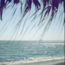 Схема вышивки «море»