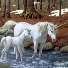 Схема вышивки «на реке»