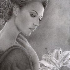 Схема вышивки «черно-белое»