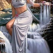 Схема вышивки «Речная фея»