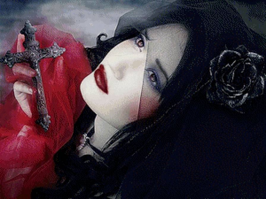 С верой и надеждой - красавица, фэнтези, девушка, дама - предпросмотр