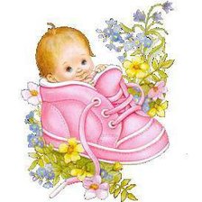 Схема вышивки «Малыш в башмаке»