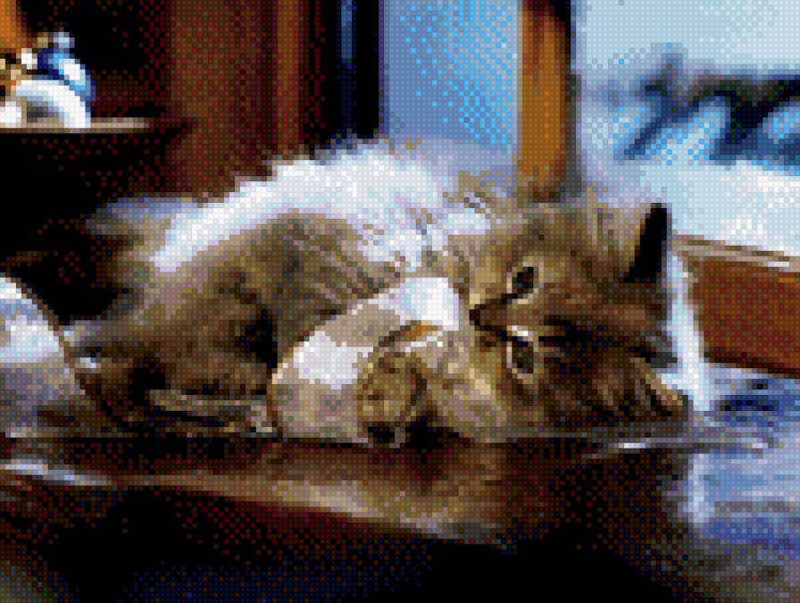 Котенок - кошка, котенок, кот, животные - предпросмотр