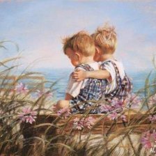 Схема вышивки «близнецы»