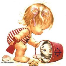 Схема вышивки «забавные детки»