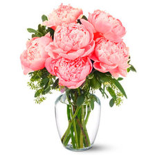 Схема вышивки «Букет пионов»