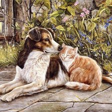 Схема вышивки «Парочка»