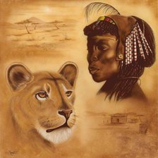 Схема вышивки «Африка»