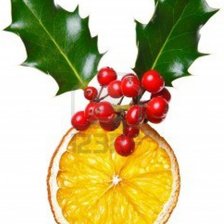 Схема вышивки «Рождественский лимончик»