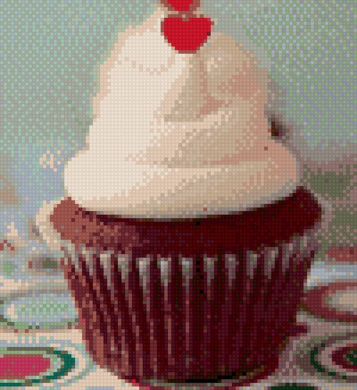 // - еда, пирожное, капкейк - предпросмотр