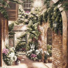 Схема вышивки «Зимний сад»