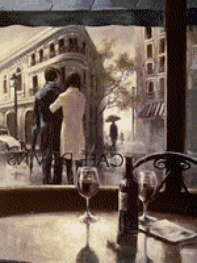 Кафе в Париже - париж, кафе - предпросмотр