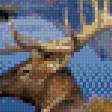 Предпросмотр схемы вышивки «олень» (№508836)