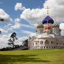 Схема вышивки «храм»