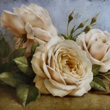 Схема вышивки «розы»