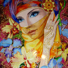 Схема вышивки «Прелестна как луна»