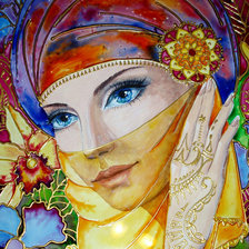 Схема вышивки «...Эти глаза»