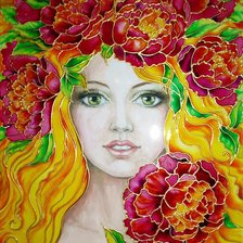 Схема вышивки «Взгляд»