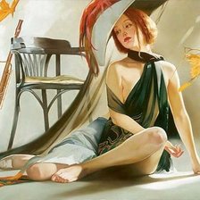 Схема вышивки «Серия "Она"»