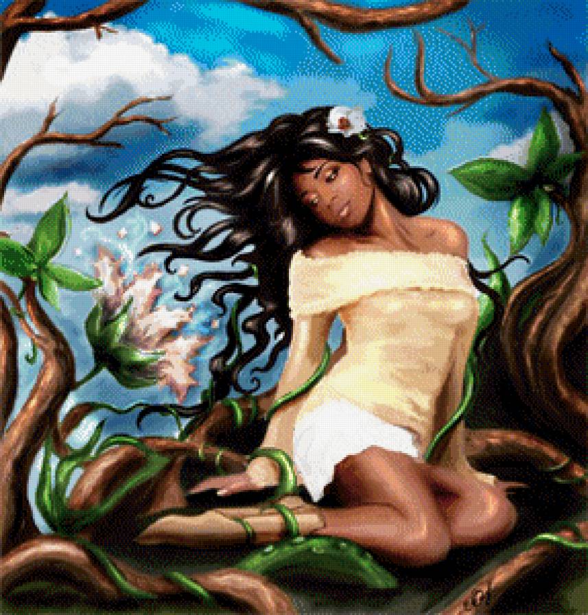 В плену - девушка, фэнтези, красавица - предпросмотр