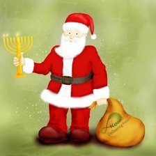 Схема вышивки «Дед мороз»