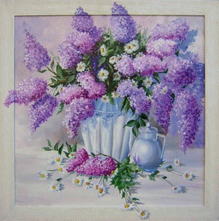 Букет сирени - сирень, букет - предпросмотр