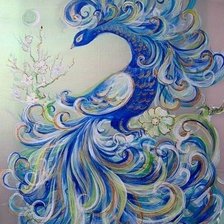 Схема вышивки «Птица счастья»