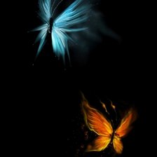 Схема вышивки «Огонь и лед»