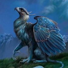 Схема вышивки «грифон»