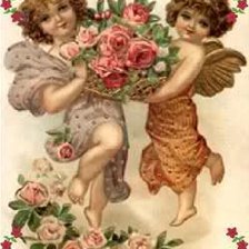 Схема вышивки «ангелочки»