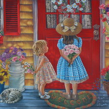 Схема вышивки «bimbe»