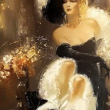 дама в шляпе