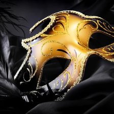 Схема вышивки «маска»