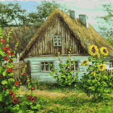 Схема вышивки «хуторок»