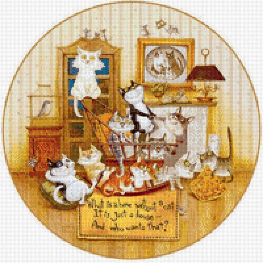 кошкин дом - животные - предпросмотр