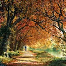 Схема вышивки «Осенний пейзаж»