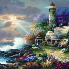 Схема вышивки «Пейзаж»