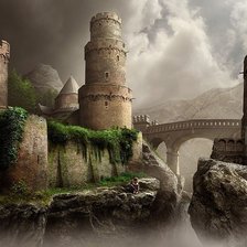 Схема вышивки «Крепость»