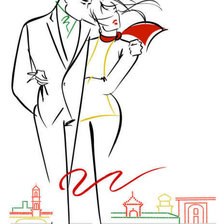 Схема вышивки «пара8»