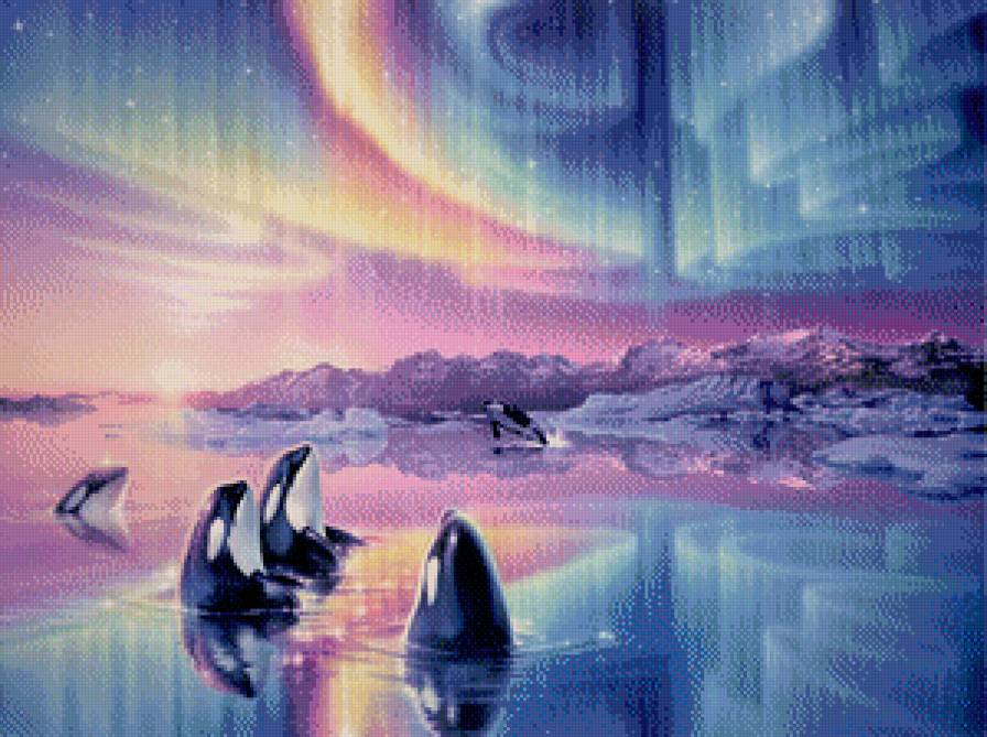 серия "море" - море.дельфины - предпросмотр