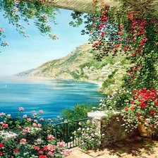 Схема вышивки «берег»