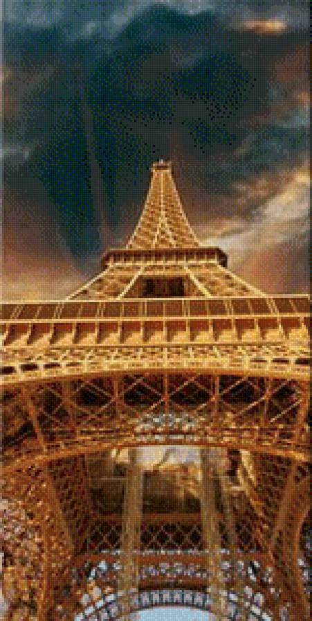 Триптих. Эйфелева башня. ч.2 - триптих, эйфелева башня, города мира, архитектура - предпросмотр