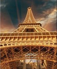 Схема вышивки «Триптих. Эйфелева башня. ч.2»