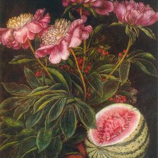 Схема вышивки «Натюрморт с арбузом»