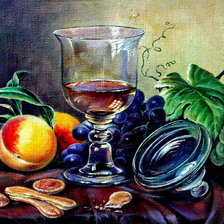 Схема вышивки «старинная картина»