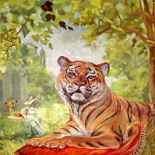 Схема вышивки «на пикнике»